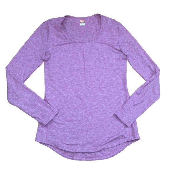 LUCY TECH Purple Lilac Long Sleeve Activewear Top Women’s XS - Picture 1 of 7